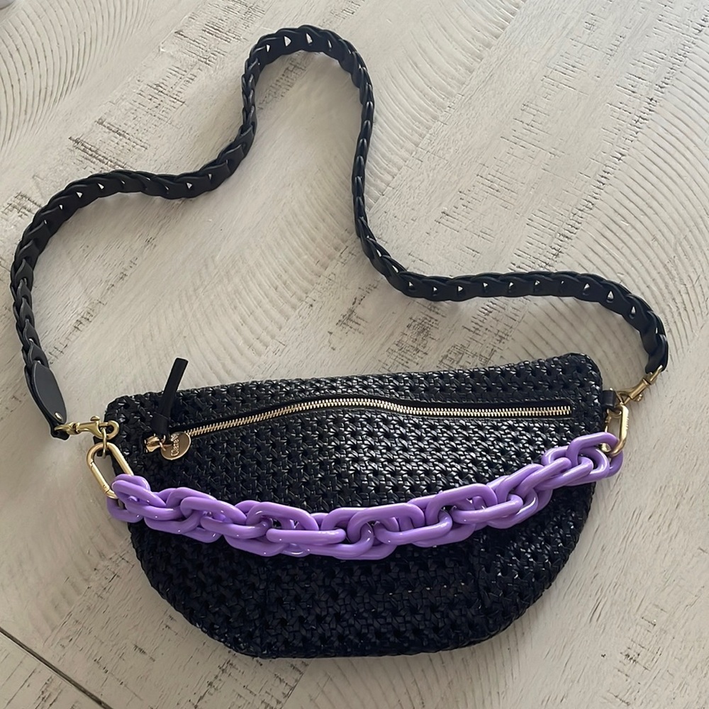 Clare V lilac shortie strap
